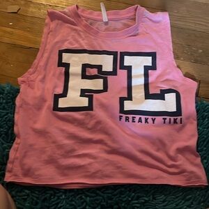Pink and navey blue Florida shirt